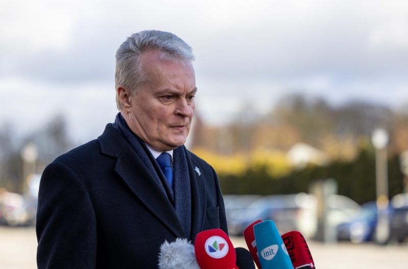 Litauischer Präsident: China will, dass Russland Ukrainekrieg fortsetzt