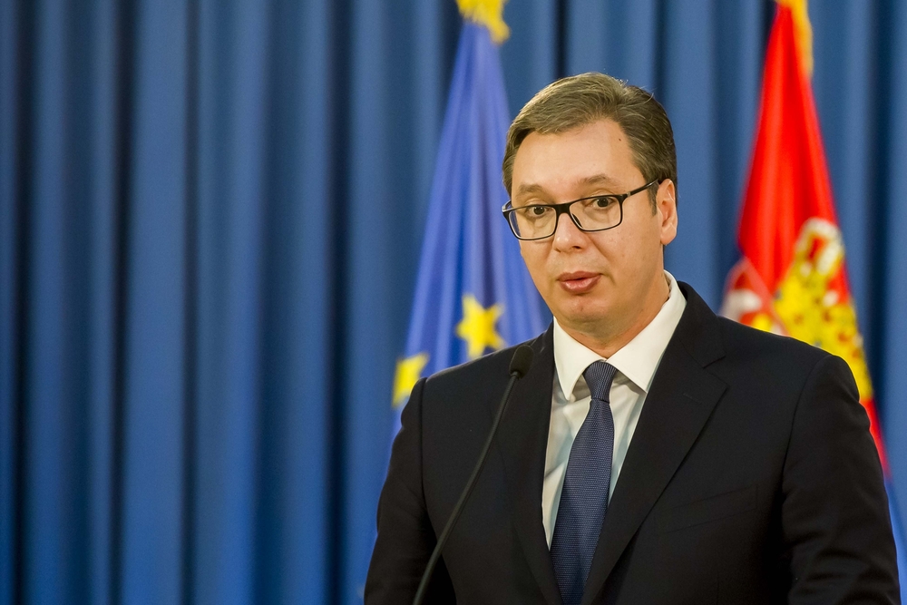 Belgrade,,Serbia.,September,12th,2017:,Serbian,President,Aleksandar,Vucic,With