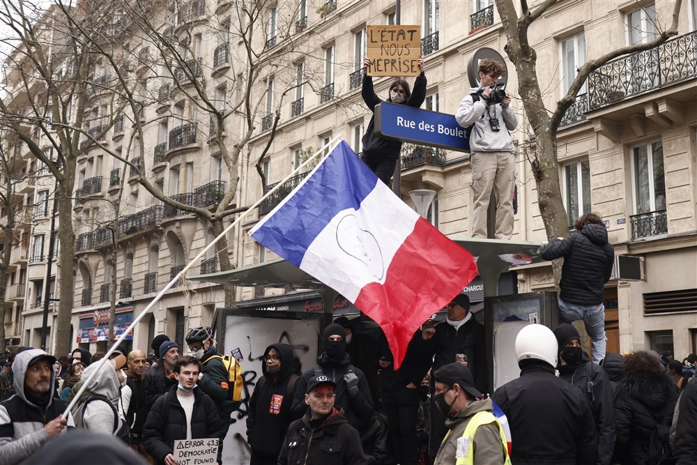 Demonstrations against pension reform in France