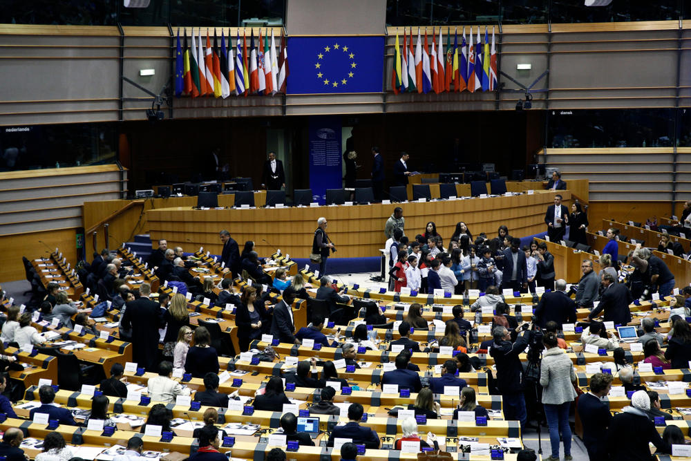 Brussels,,Belgium.,20th,Nov.,2018.,Plenary,Room,Of,The,European