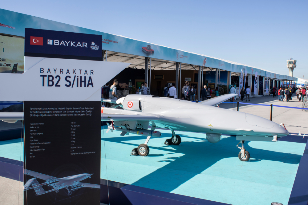 Close,Shot,Of,Tb2,/,Iha,Unmanned,Aerial,Vehicle.,Technical