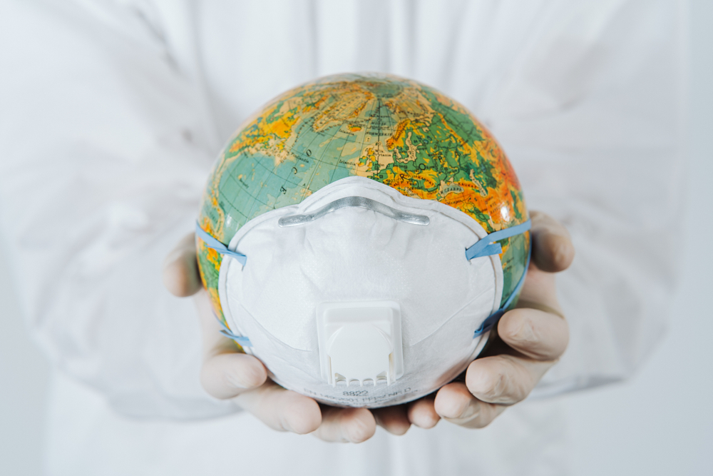 World,Pandemic,Danger.,World,Need,Protect,The,Earth,Globe,With
