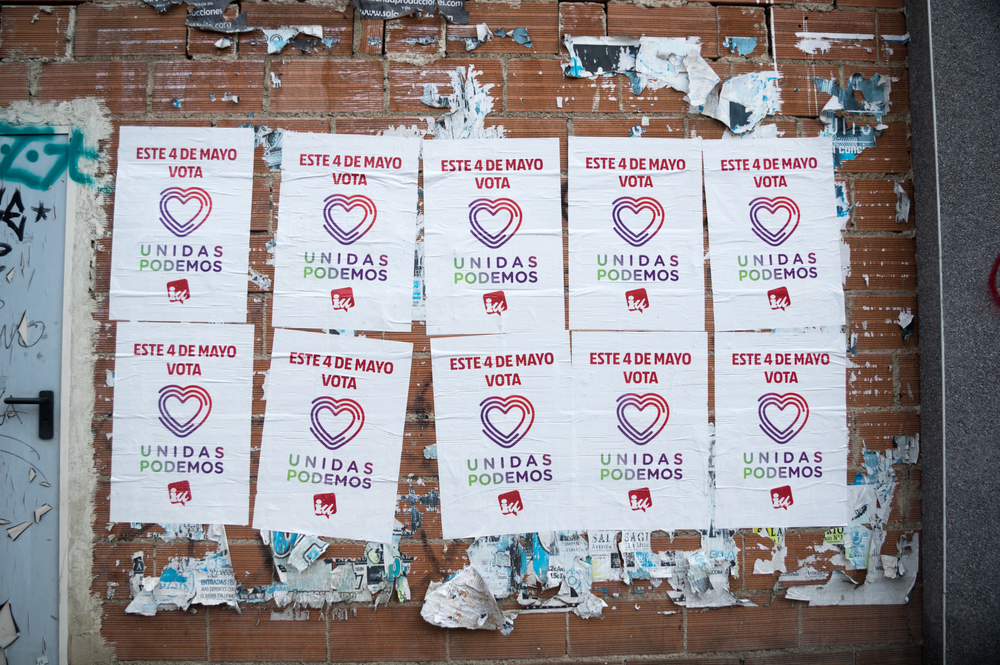 Valdemoro,,Spain;,04,29,2021;,Election,Poster,Of,The,Political