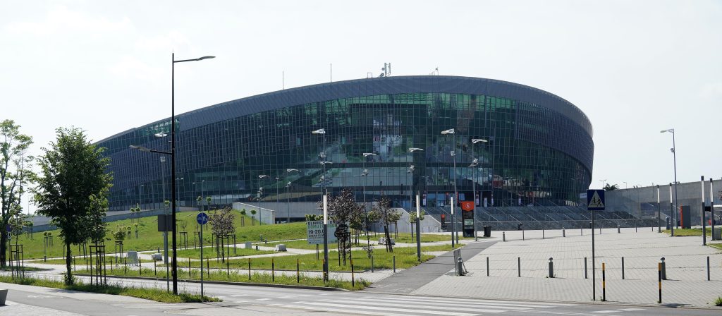 Gliwice,,Poland,-,07.14.2021:,Gliwice,Arena,,Multi-purpose,Indoor,Arena,In