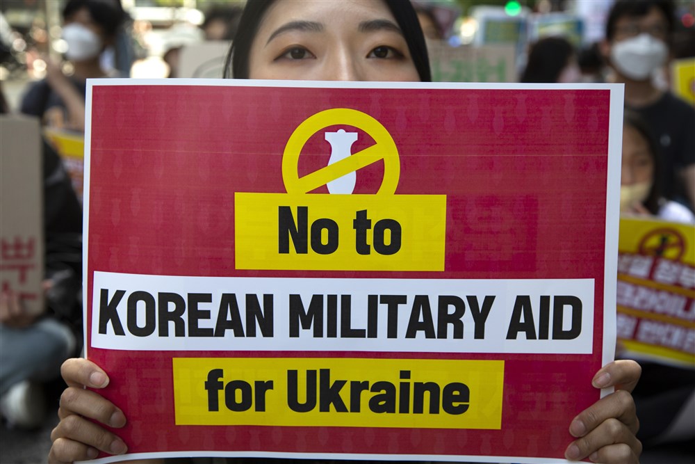 South Korean protest against Russia’s invasion in Ukraine