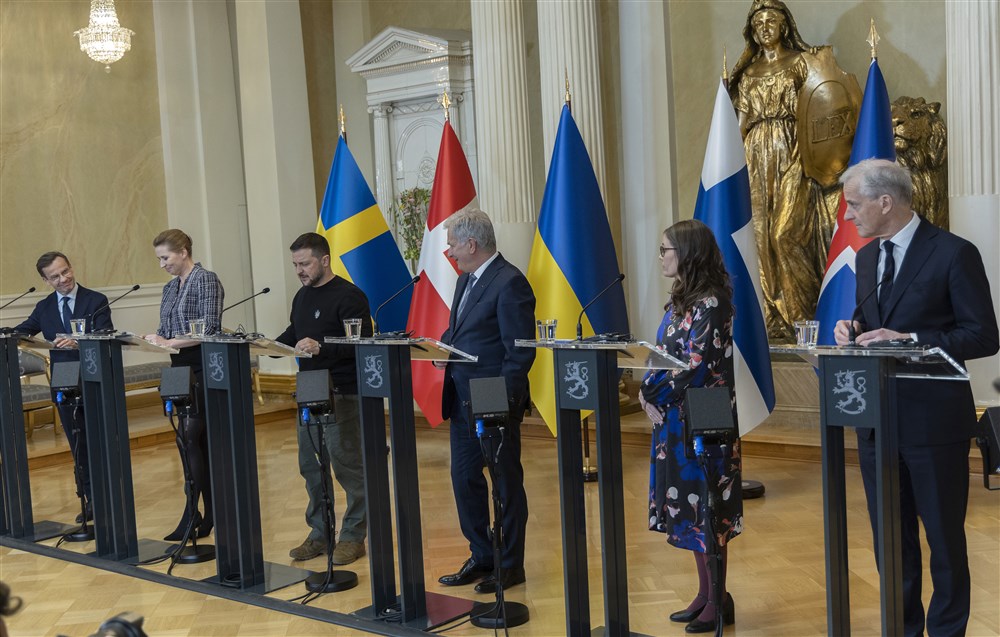 Ukrainian President Zelensky visits Finland