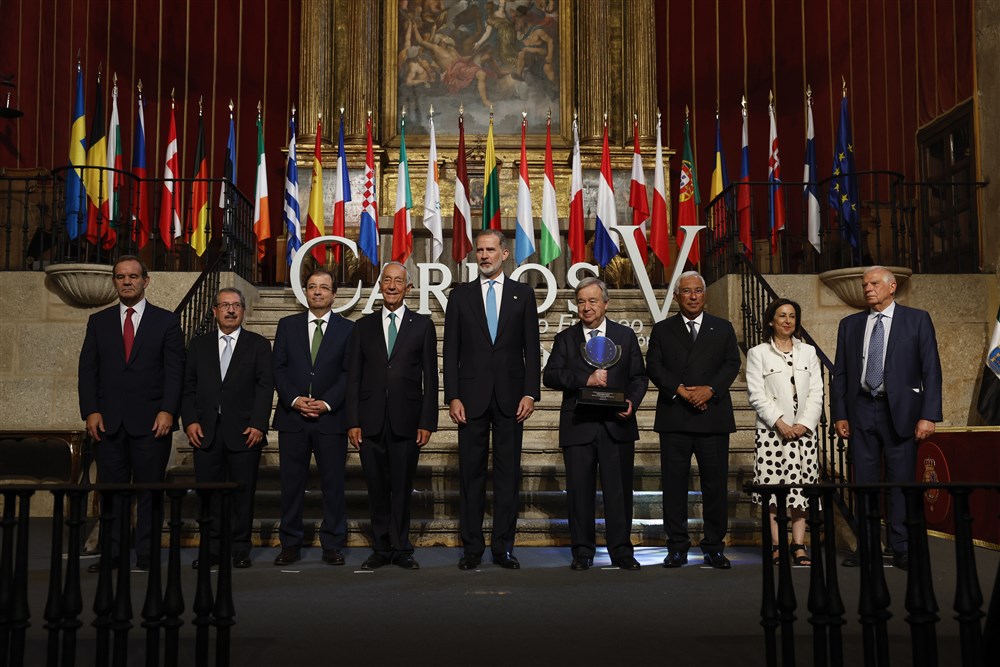 King Felipe chairs Carlos V European Award awarding ceremoy