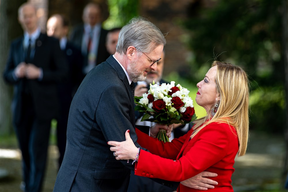 Italian Prime Minister Meloni visits Czech Republic