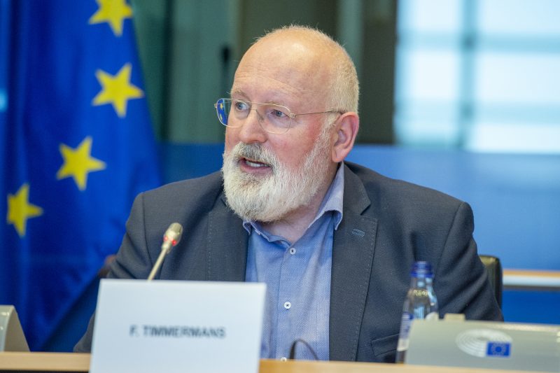 Timmermans rügt EVP: Green Deal kein "à la carte" Menü