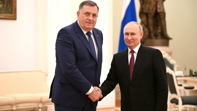 Bosnischer Serbenführer verteidigt Russlands Krieg gegen die Ukraine