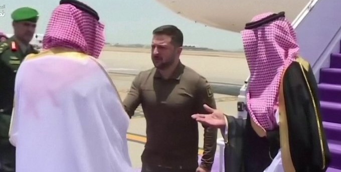 Zelenskyy in Saudi Arabia