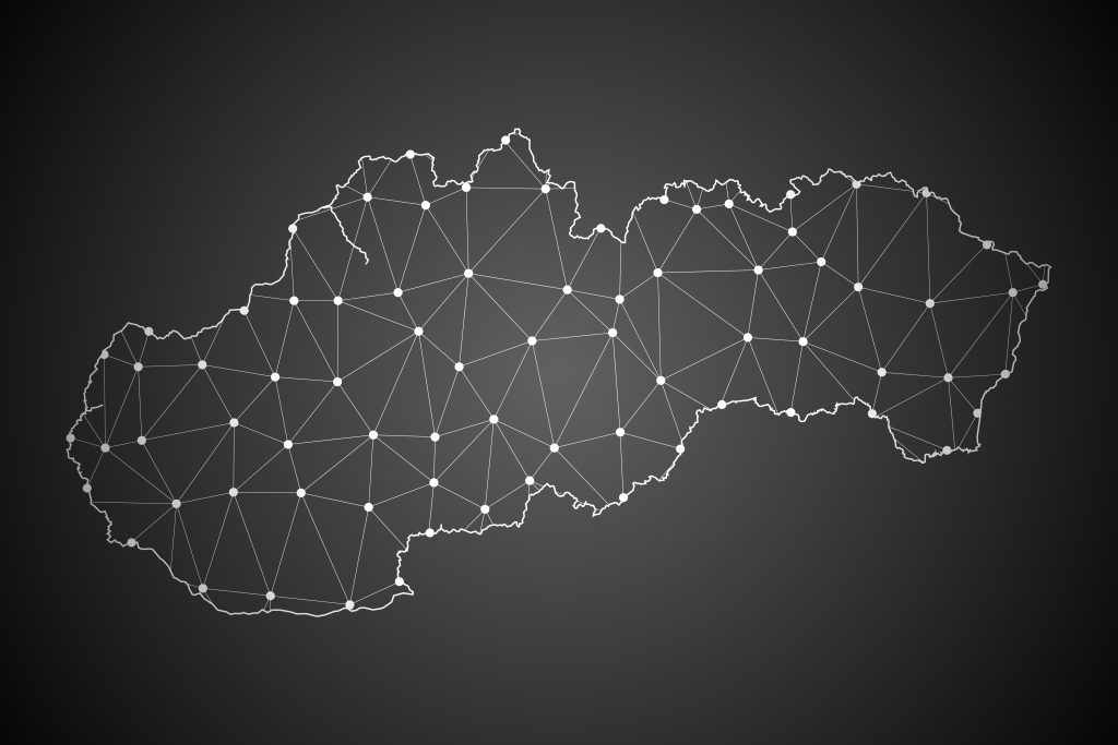 Abstract,Mash,Line,And,Point,Scales,On,The,Dark,Gradient