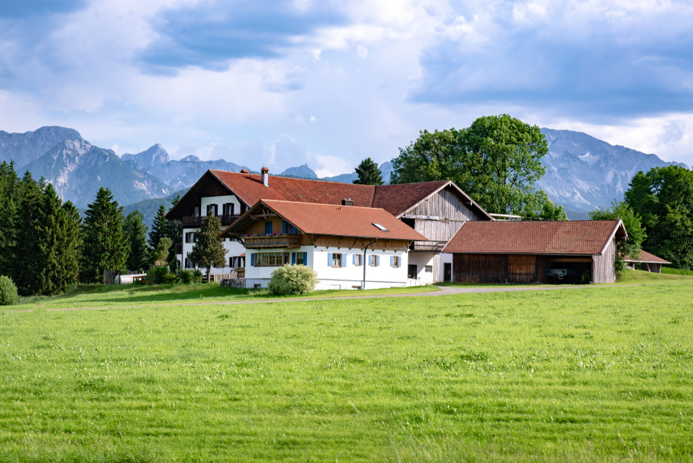 German,Villages,And,Scenic,Nature,Of,Bavaria.,Germany