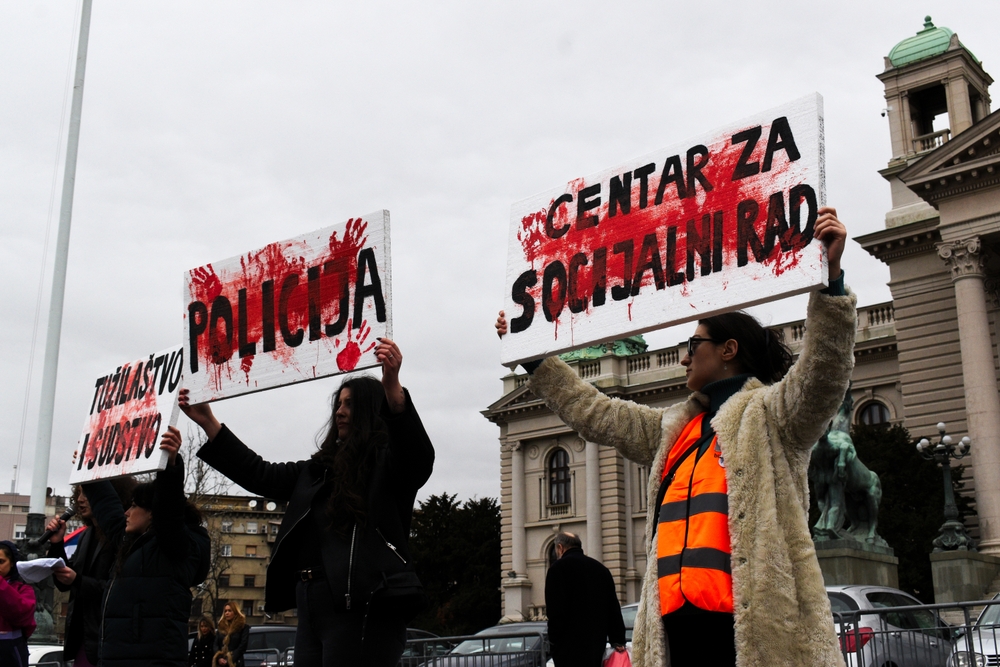 Belgrade,,Serbia,-,02.25.2023.,Protest,Against,Femicide,In,Belgrade,“i