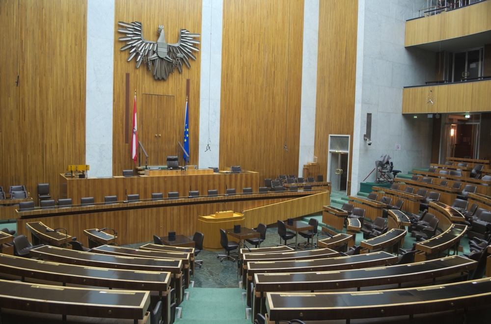 Wien,,Austria,,January,4,,2015:,Interior,Of,The,New,Assembly