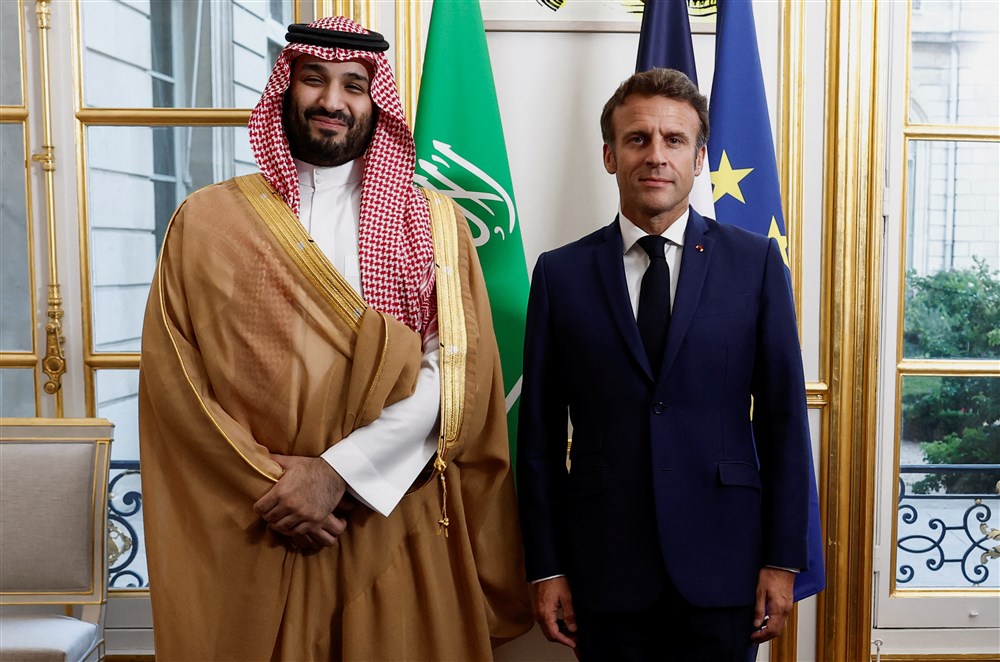 France’s Macron meets Saudi Crown Prince Mohammed bin Salman in Paris