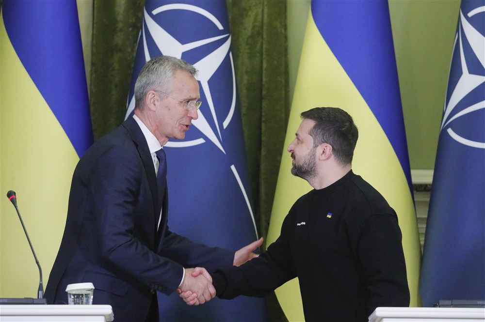 NATO Secretary General Jens Stoltenberg visit Kyiv