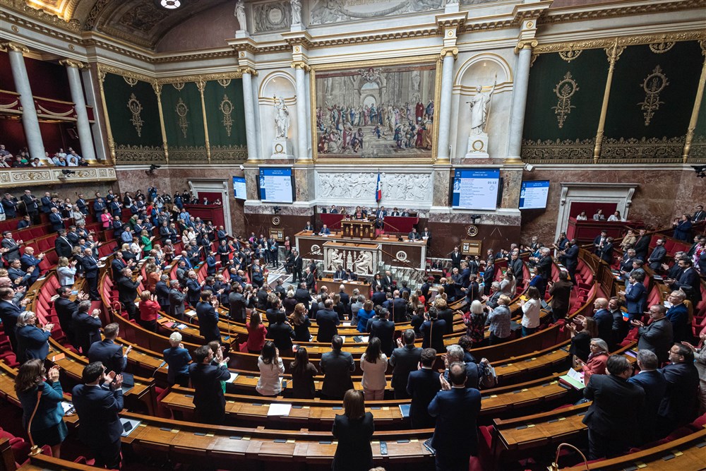 Questions to the government at the National Assembly in Paris