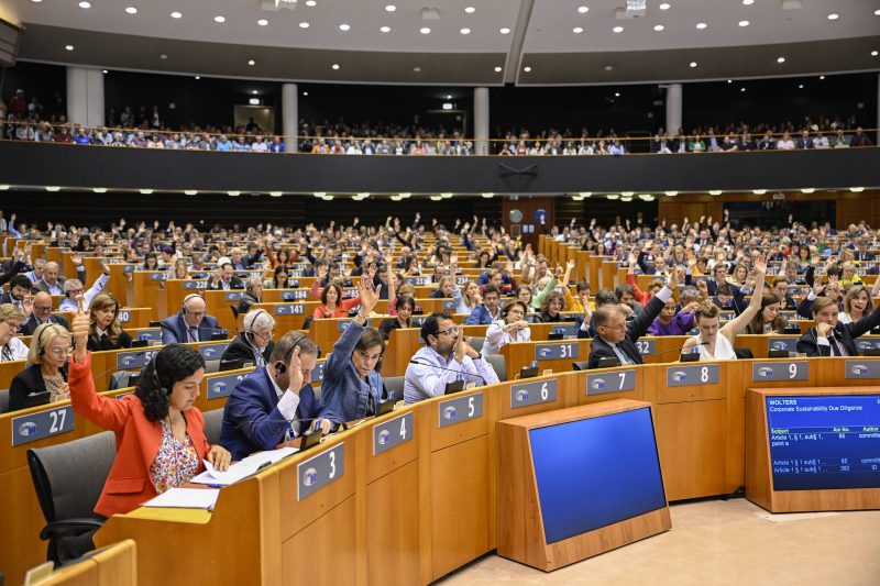 EU-Lieferkettengesetz: Europaparlament einigt sich auf gemeinsame Position