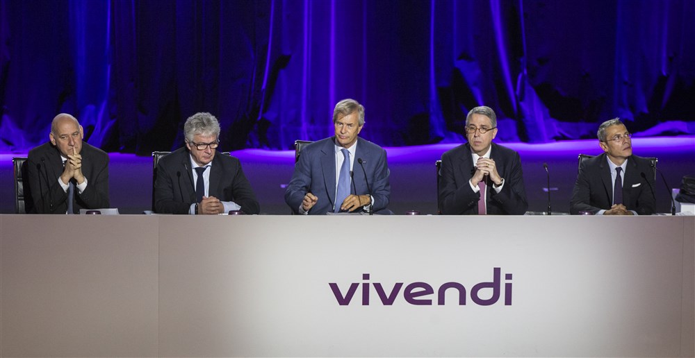 Vivendi shareholders‘ general meeting in Paris