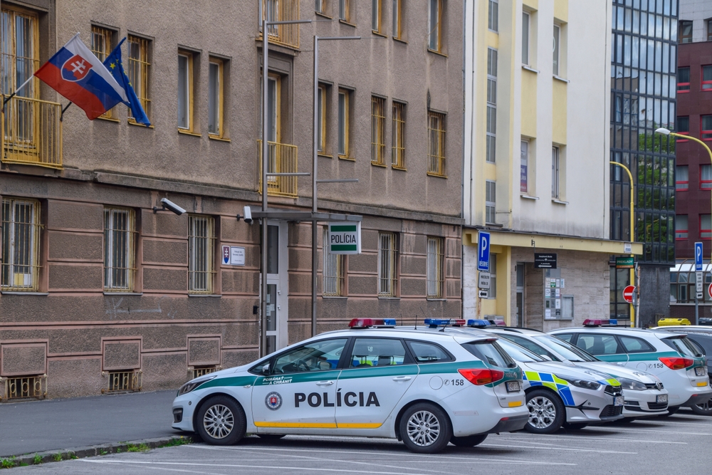 Kosice,slovakia.,Apr29,2023,A,Slovakian,Police,(policia),Car,In,Kosice.
