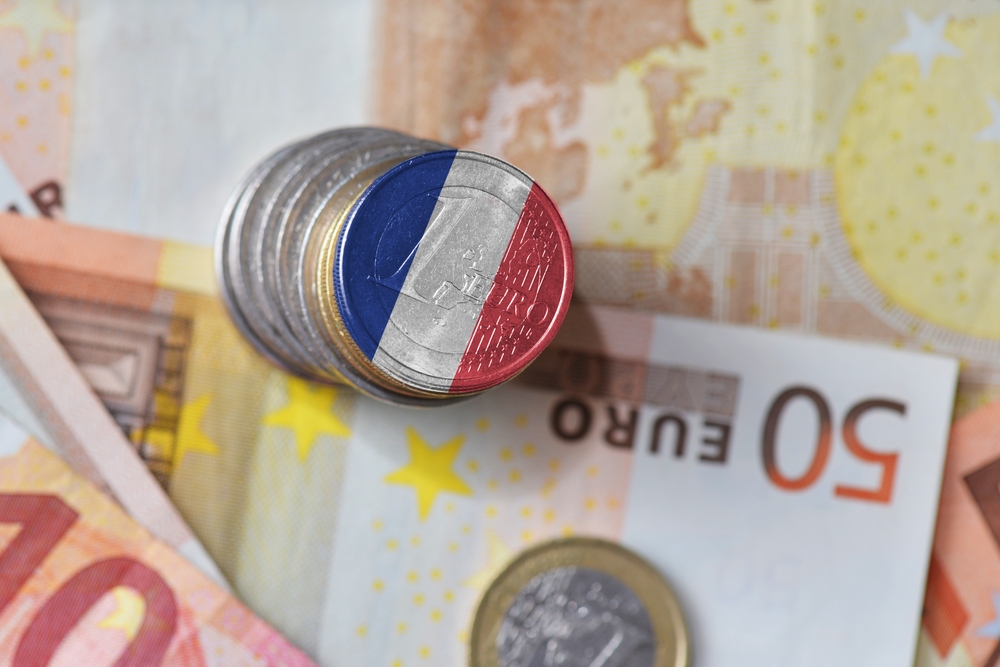 Euro,Coin,With,National,Flag,Of,France,On,The,Euro