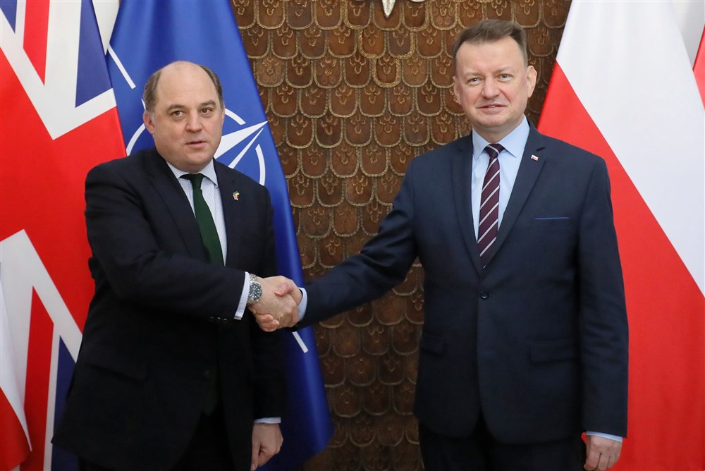 British Defense Secretary Ben Wallace visits Warsaw