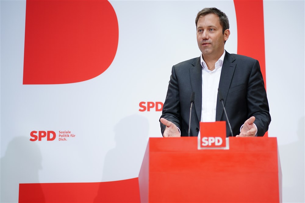 SPD press conference following regional elections in Lower-Saxony