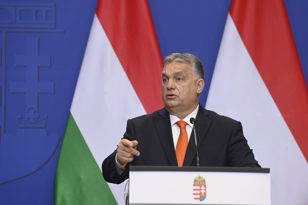Year-end press conference in Budapest