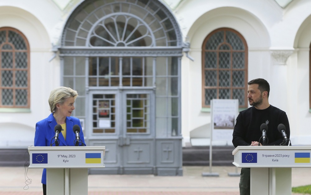 President of the European Commission Ursula von der Leyen visits Ukraine