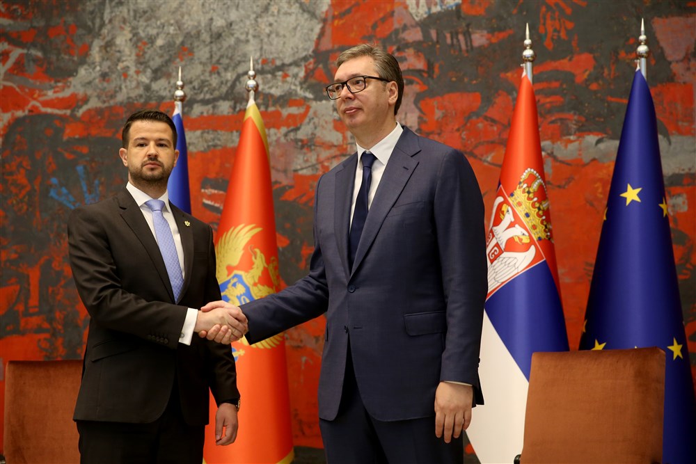 President of Montenegro Jakov Milatovic visits Serbia