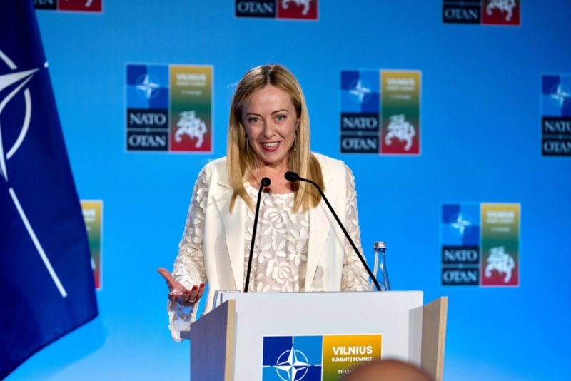 Meloni bekräftigt Italiens militärische Unterstützung für die Ukraine