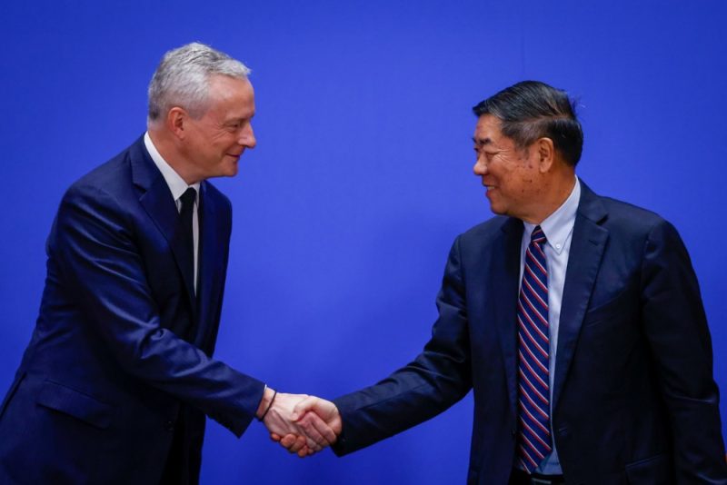 China hofft auf Frankreich als Brücke zur EU