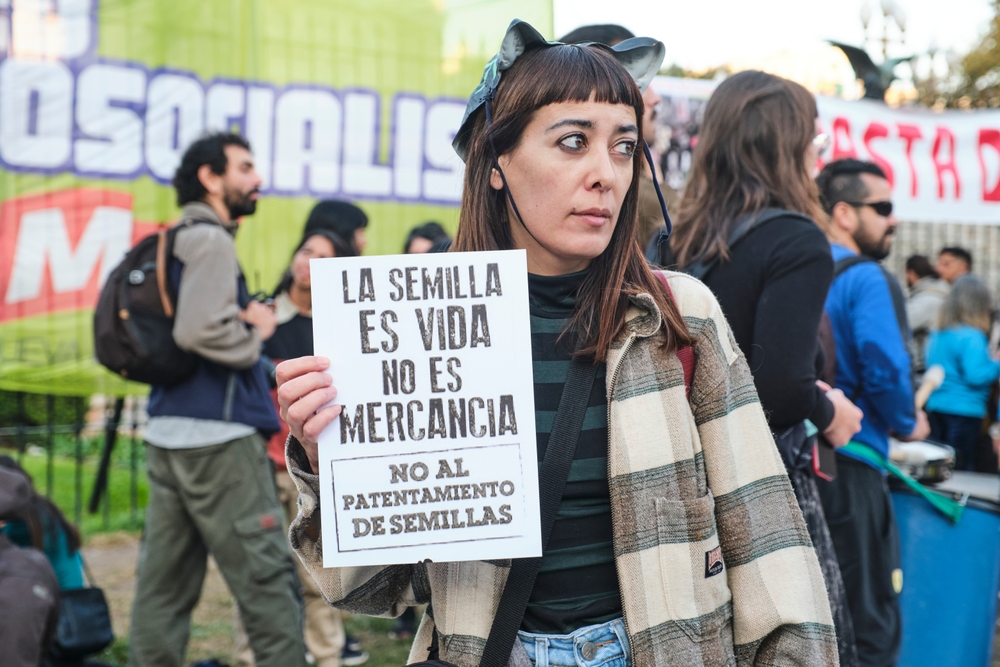 Buenos,Aires,,Argentina;,May,21,,2022:,Young,Activist,Holding,A