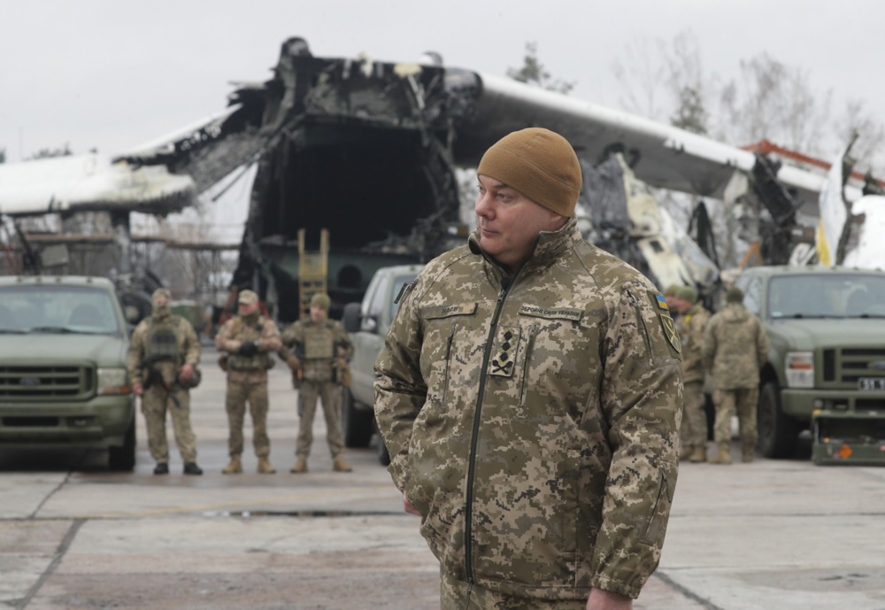 Ten pick-up trucks handed over to mobile anti-drone units at Hostomel Airfield near Kyiv