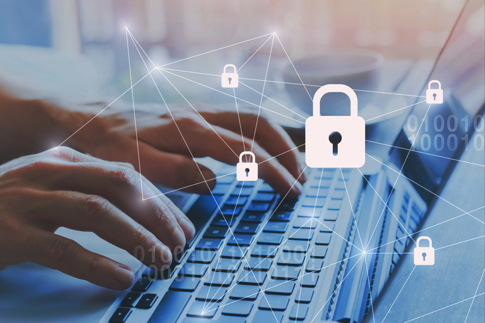 Internet,Security,And,Data,Protection,Concept,,Blockchain,And,Cybersecurity