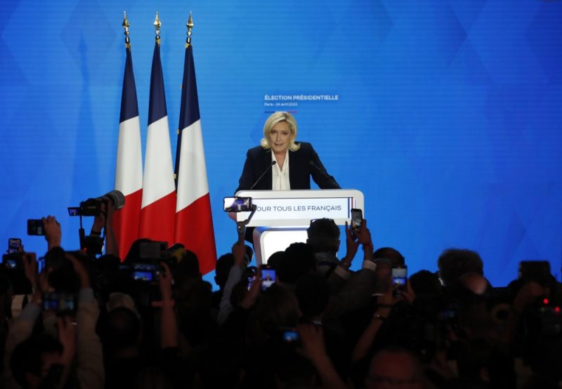 Vertrauen in Le Pen und Rassemblement National steigt stark