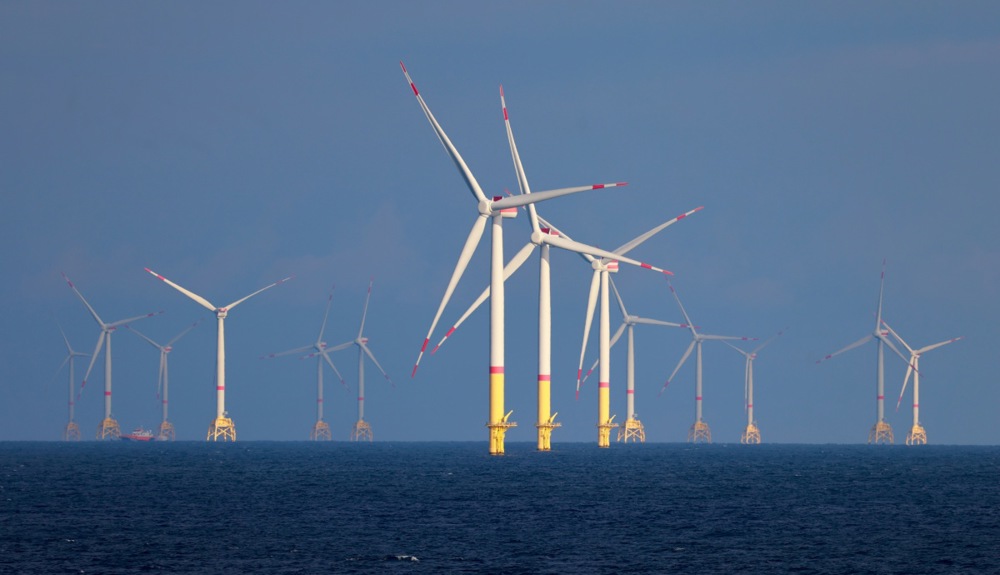 Wikinger offshore wind farm at Baltic Sea
