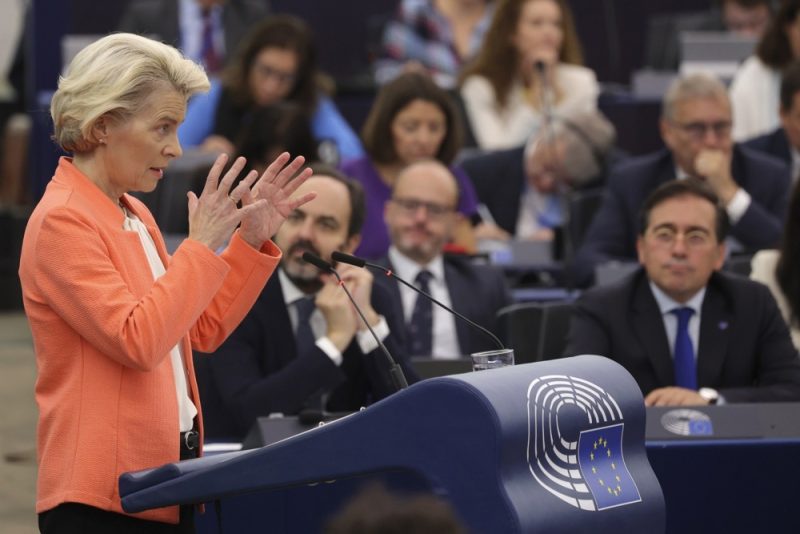 Lage der Union: Von der Leyen betont Erfolge ihrer Amtzeit