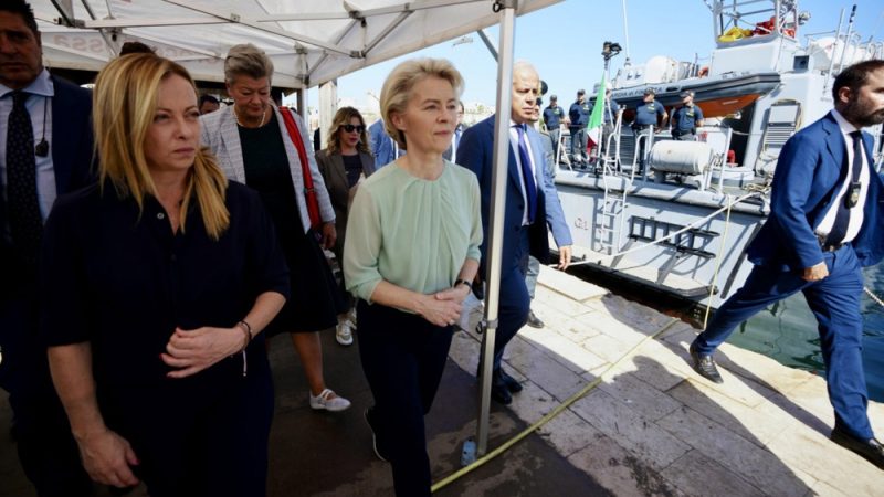 Migration: Von der Leyen und Meloni verfolgen unterschiedliche Ansätze