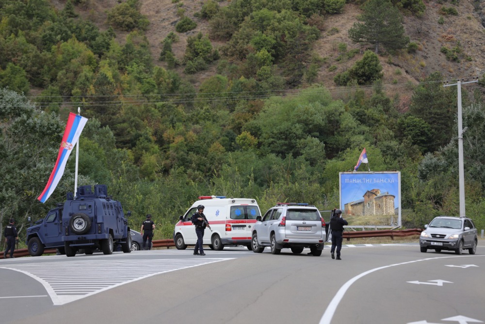 One policeman killed as armed men storm Kosovo village, local monastery