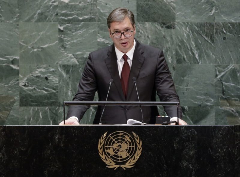 Vucic kritisiert westliche Staaten in UN