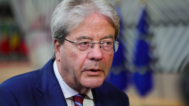 EU-Kommissar Gentiloni erwartet Einigung zu Haushaltsregeln bis Jahresende