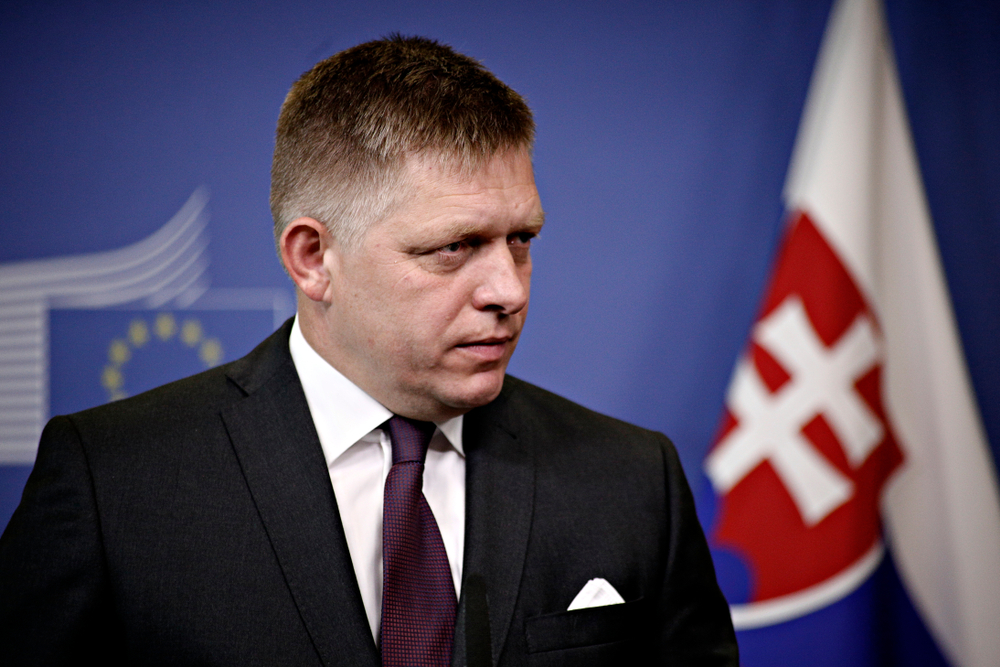 Slovak,Prime,Minister,Robert,Fico,And,Eu,Commission,President,Jean-claude