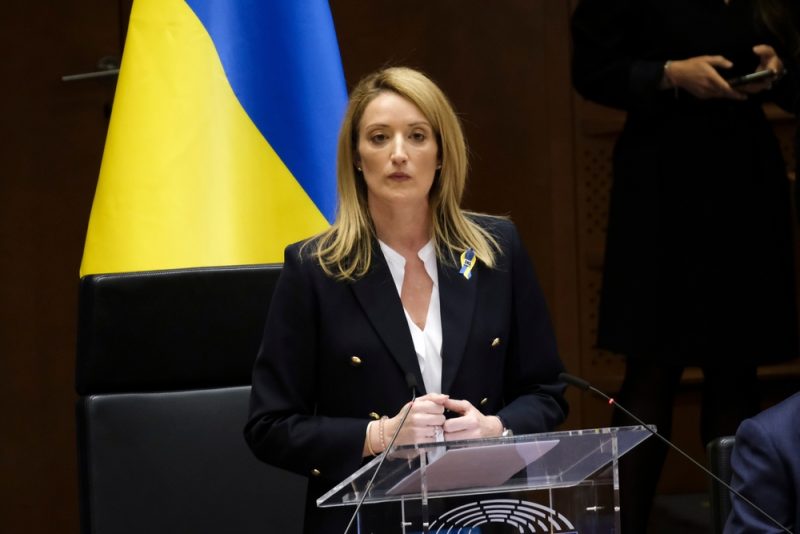 Metsola: EU-Beitrittsgespräche mit Ukraine bis Jahresende