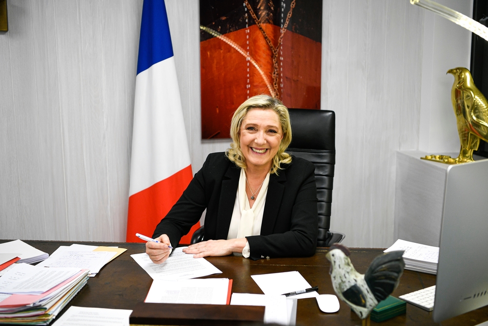 Marine,Le,Pen,,Candidate,Of,The,Political,Party,“le,Rassemblement