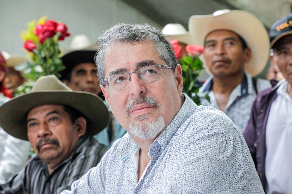 Camotán,,Guatemala.-072923.,Semilla,Presidential,Candidate,Bernardo,Arévalo,Meets,With,Chortí