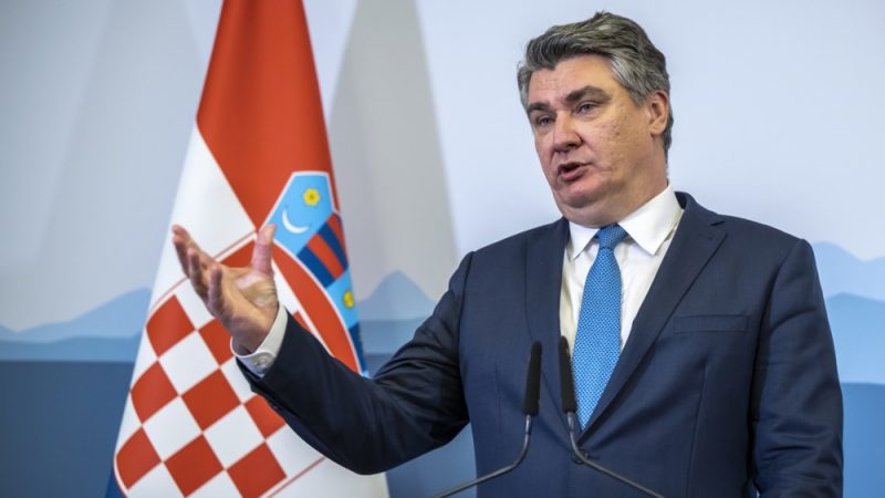 Kroatischer Präsident stellt sich gegen Gesetz das Medienfreiheit einschränken könnte