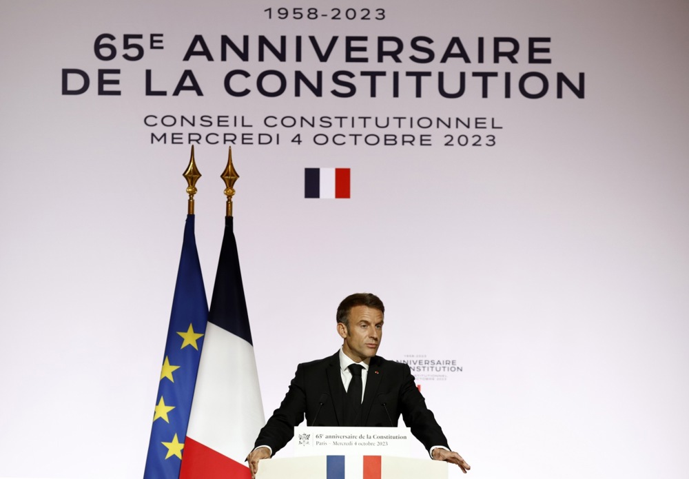 President Macron celebrates 65th anniversary of French Constitution