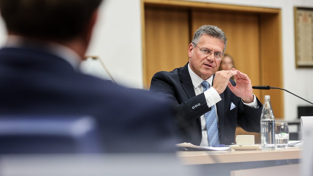 ENVI ITRE TRAN AGRI – Hearing of Maroš SEFCOVIC, Executive Vice-President of the European Commission in charge of the European Green Deal, Interinstitutional Relations and Foresight